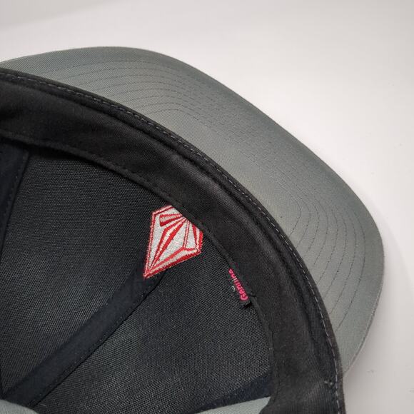 Volcom Stone Snapback Hat Green One Size Embroidered Logo Adjustable - Picture 8 of 9